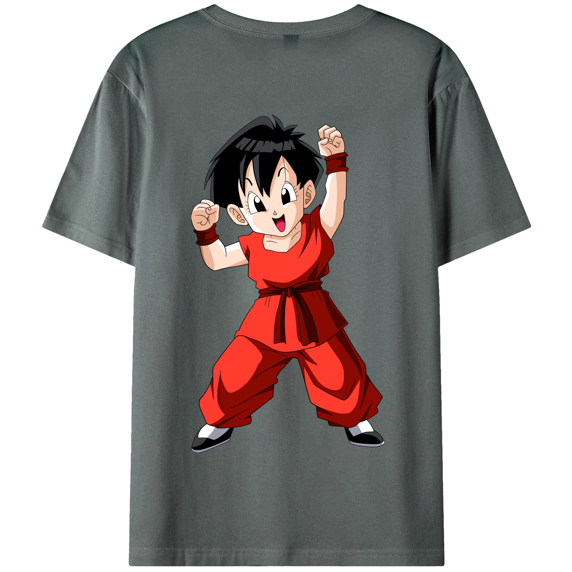（画像用） ドラゴンボール パン DRAGON BALL Pan 綿100％半袖Tシャツ（背面プリント）